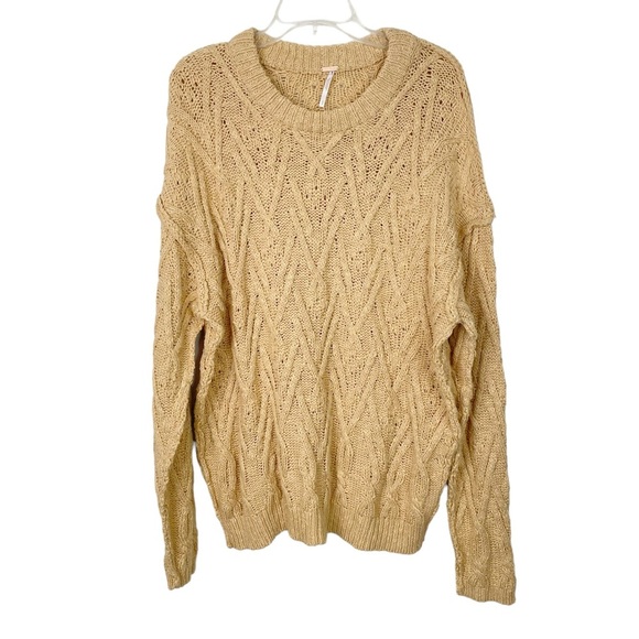 NWOT Free People Isa Cable Knit Sweater, Small - Picture 5 of 12